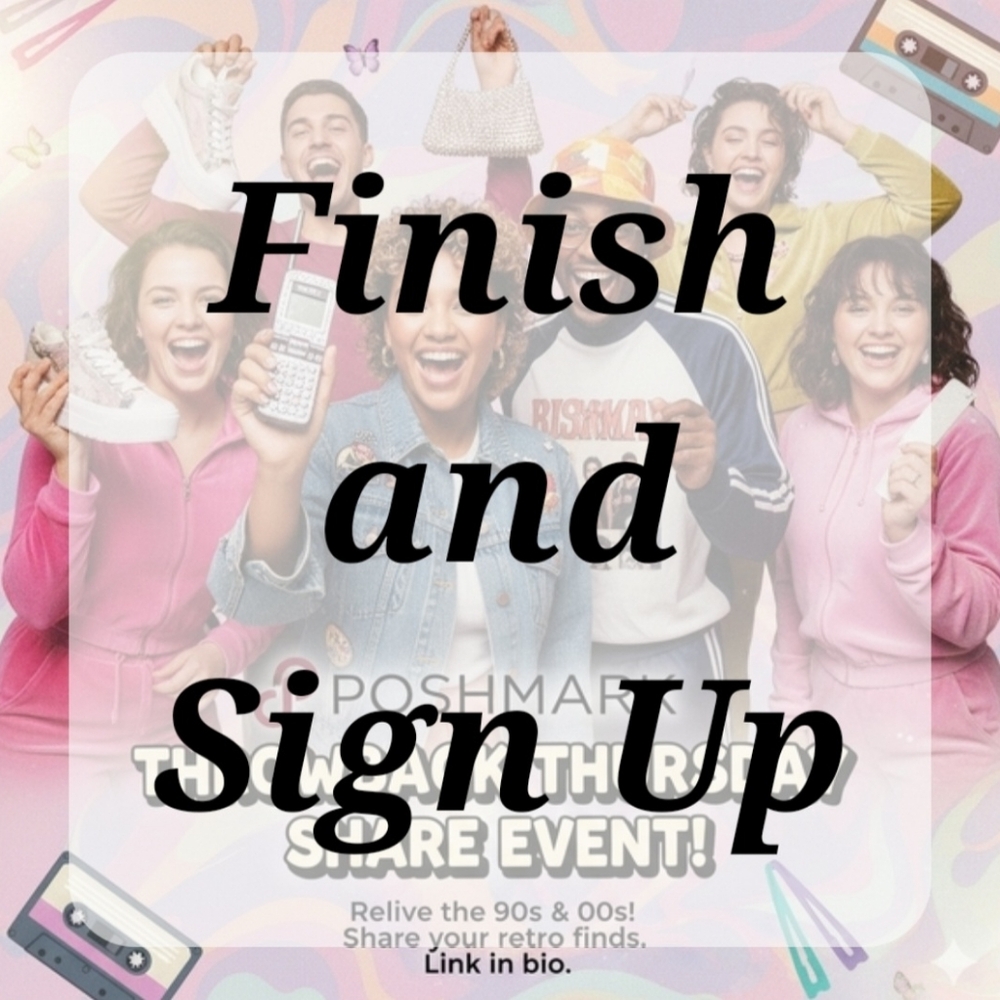 Finish Thur 4/23📼Sign Up Thurs 4/30📼THROW BACK THURSDAY SHARE📼Share 3📼